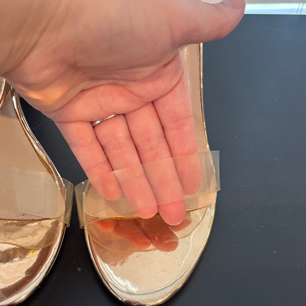Shimmering Gold Rhinestone Heels - Picture 4 of 4